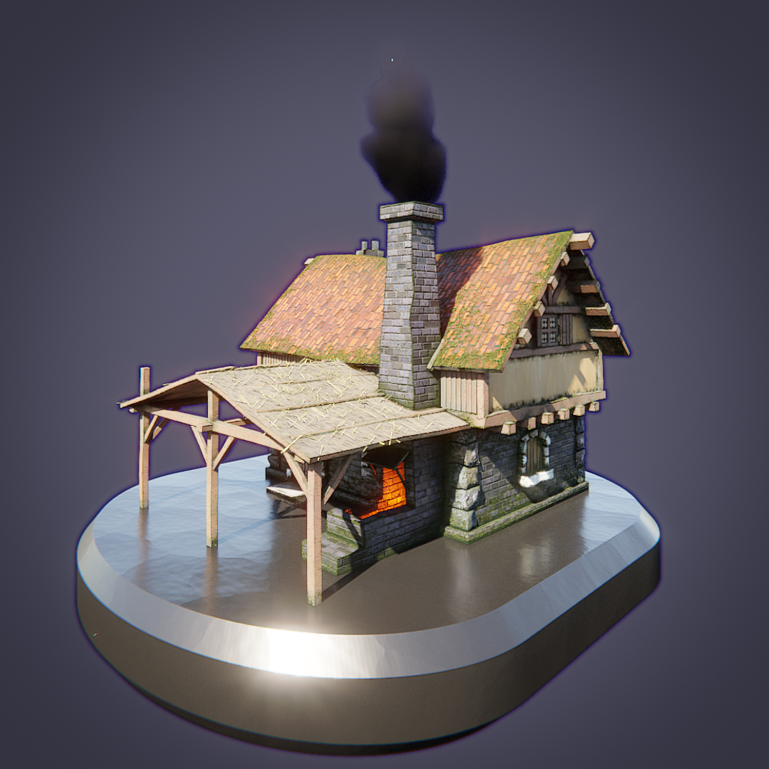 Medieval House 005 - Blacksmith preview image 2